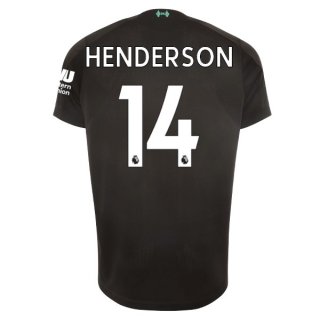 Maglia Liverpool NO.14 Henderson Terza 2019/20 Nero