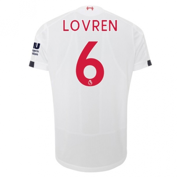 Maglia Liverpool NO.6 Lovren Away 2019/20 Bianco