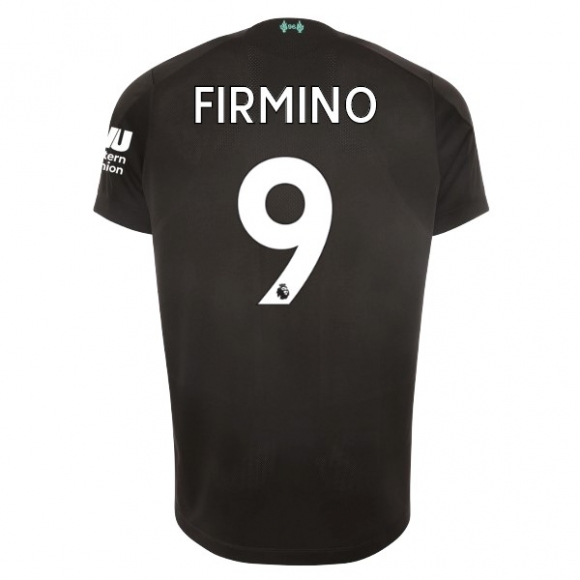 Maglia Liverpool NO.9 Firmino Terza 2019/20 Nero