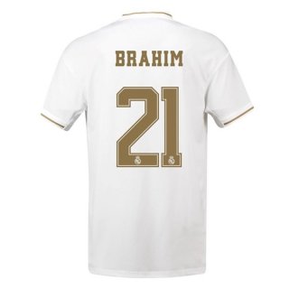 Maglia Real Madrid NO.21 Brahim Home 2019/20 Bianco