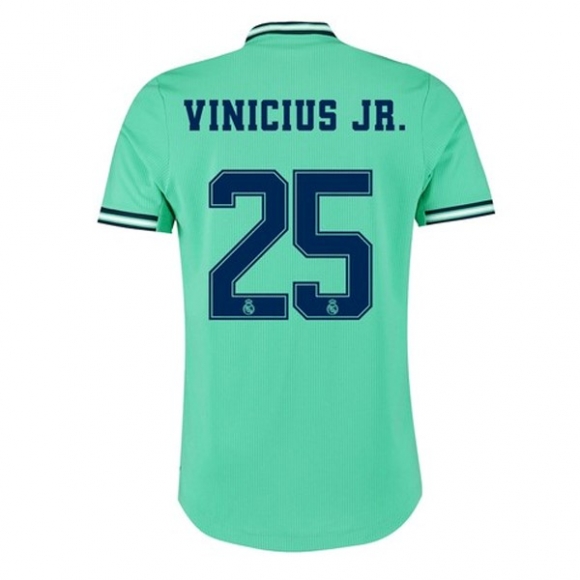 Maglia Real Madrid NO.25 Vinicius JR. Terza 2019/20 Verde