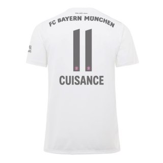 Maglia Bayern Munich NO.11 Cuisance Away 2019/20 Bianco