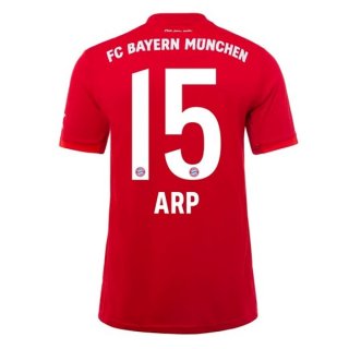 Maglia Bayern Munich NO.15 ARP Home 2019/20 Rosso