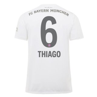 Maglia Bayern Munich NO.6 Thiago Away 2019/20 Bianco