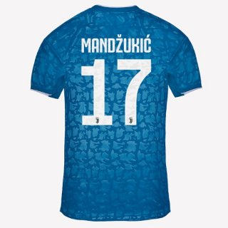 Maglia Juventus NO.17 Mandzukic Terza 2019/20 Blu