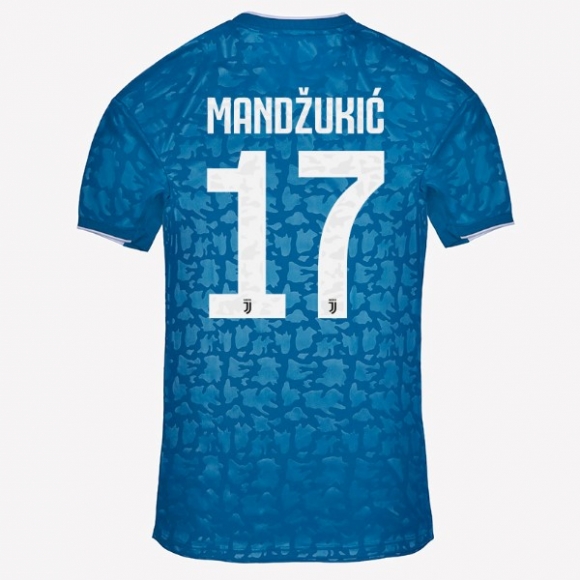 Maglia Juventus NO.17 Mandzukic Terza 2019/20 Blu