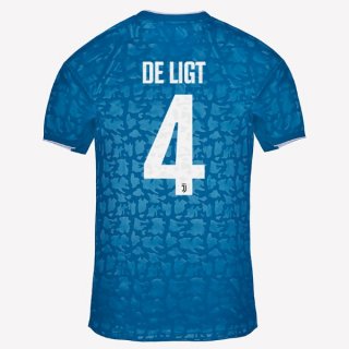 Maglia Juventus NO.4 De Ligt Terza 2019/20 Blu