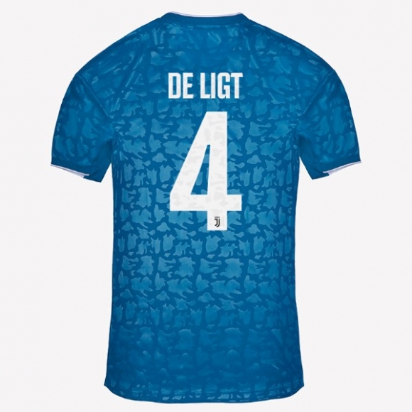Maglia Juventus NO.4 De Ligt Terza 2019/20 Blu
