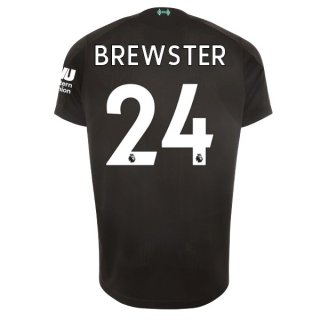 Maglia Liverpool NO.24 Brewster Terza 2019/20 Nero