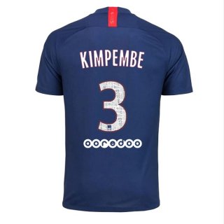 Maglia Paris Saint Germain NO.3 Kimpembe Home 2019/20 Blu