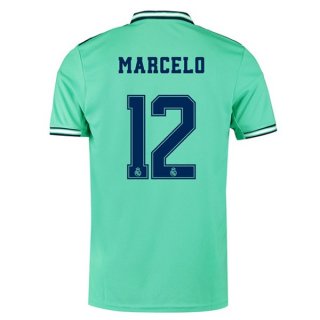 Maglia Real Madrid NO.12 Marcelo Terza 2019/20 Verde