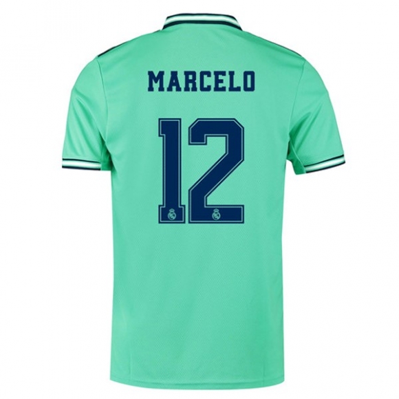 Maglia Real Madrid NO.12 Marcelo Terza 2019/20 Verde