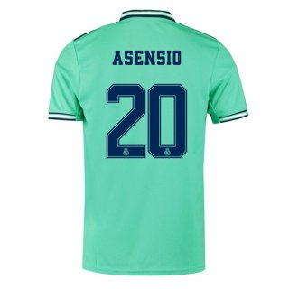 Maglia Real Madrid NO.20 Asensio Terza 2019/20 Verde