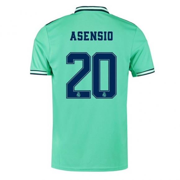 Maglia Real Madrid NO.20 Asensio Terza 2019/20 Verde