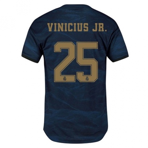Maglia Real Madrid NO.25 Vinicius JR. Away 2019/20 Blu