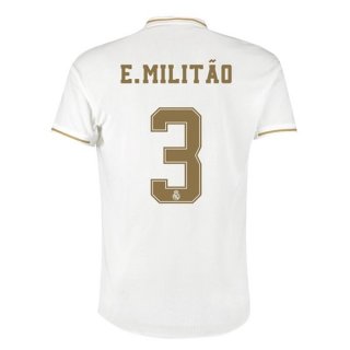 Maglia Real Madrid NO.3 E.Militão Home 2019/20 Bianco