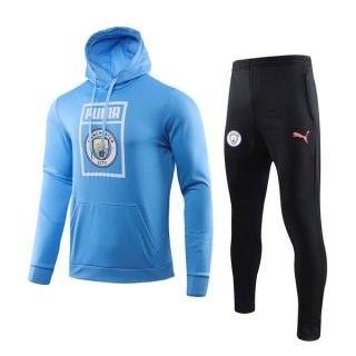 Giacca Manchester City 2019/20 Blu Luce Nero