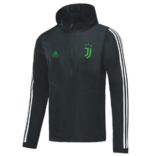 Giacca A Vento Juventus 2019/20 Nero Verde