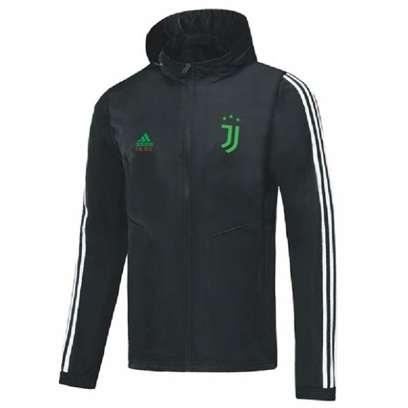 Giacca A Vento Juventus 2019/20 Nero Verde