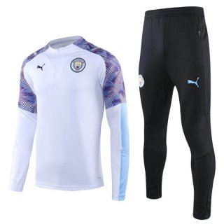 Giacca Manchester City 2019/20 Bianco Porpora