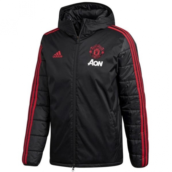 Giù Giacca Manchester United 2019/20 Nero
