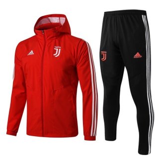 Giacca A Vento Set Completo Juventus 2019/20 Rosso Nero