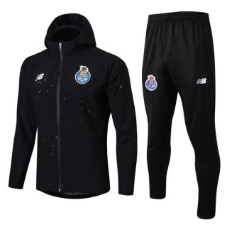 Giacca A Vento Set Completo Oporto 2019/20 Nero