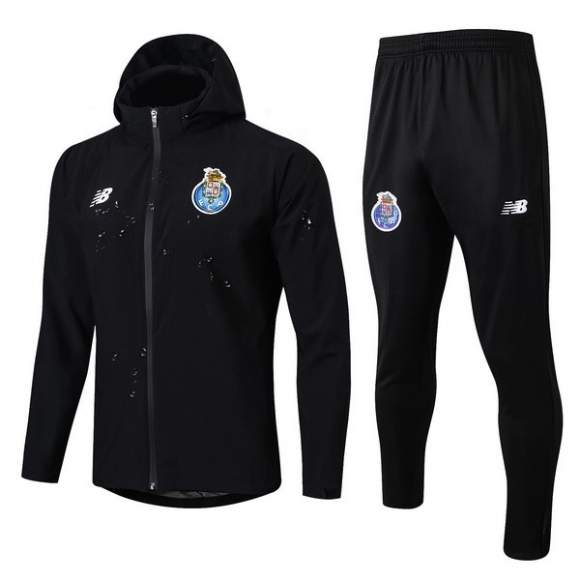 Giacca A Vento Set Completo Oporto 2019/20 Nero