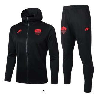 Giacca As Roma 2019/20 Nero Rosso