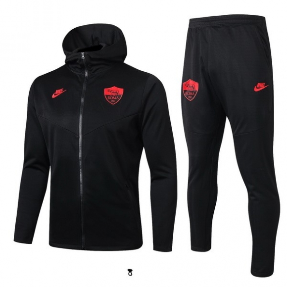 Giacca As Roma 2019/20 Nero Rosso