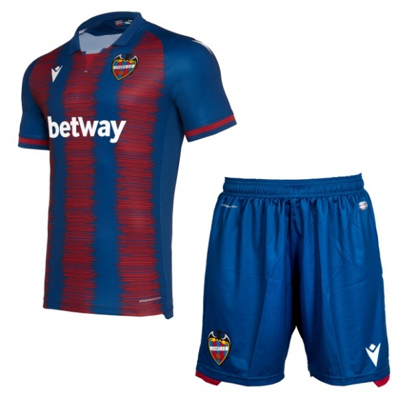 Maglia Levante Macron Home Bambino 2019/20 Blu Rosso