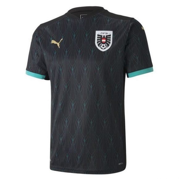 Maglia Austria Away 2020 Nero