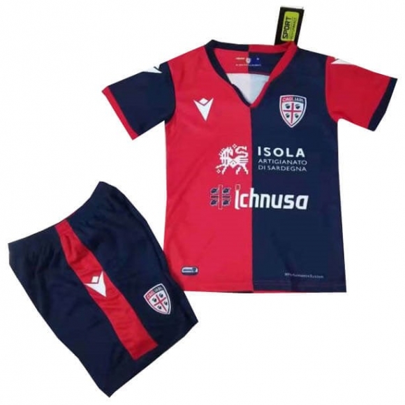 Maglia Cagliari Calcio Home Bambino 2019/20 Rosso