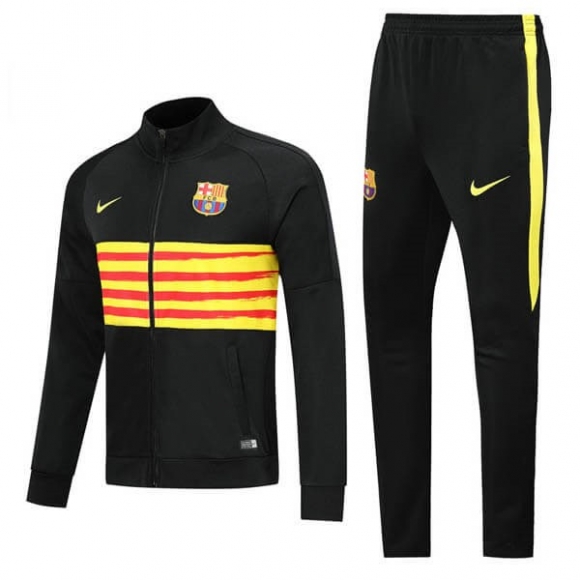 Giacca Barcellona 2019/20 Nero Giallo Rosso