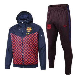 Giacca a vento Barcellona Set Completo 2019/20 Blu Rosso