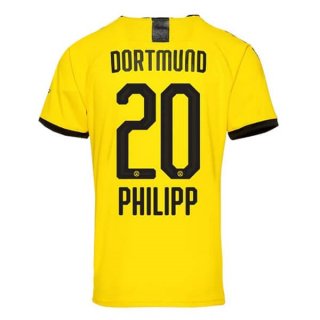 Thailandia Maglia Borussia Dortmund NO.20 Phillipp Home 2019/20 Giallo