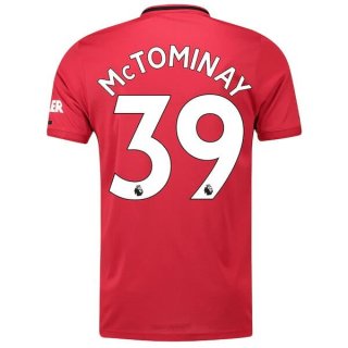 Maglia Manchester United NO.39 McTominay Home 2019/20 Rosso