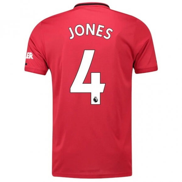 Maglia Manchester United NO.4 Jones Home 2019/20 Rosso
