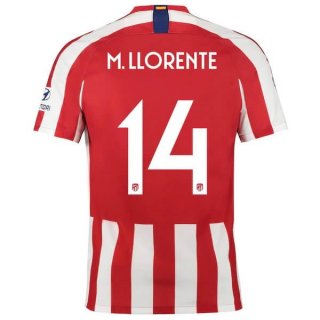 Thailandia Maglia Atlético Madrid NO.14 M.Llorente 2019/20 Rosso