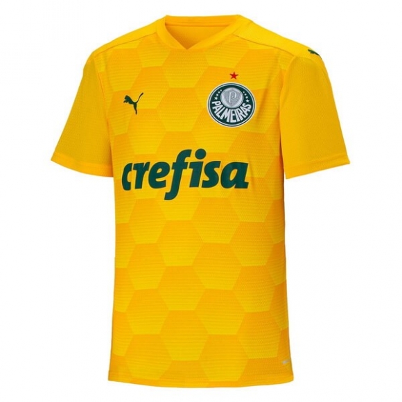 Thailandia Maglia Palmeiras Home Portiere 2020/21 Giallo