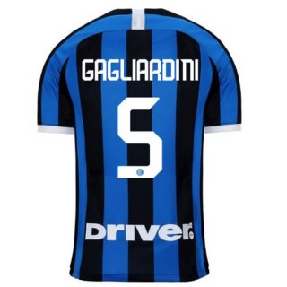 Maglia Inter Milan NO.5 Gagliardini Home 2019/20 Blu