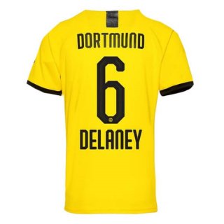 Thailandia Maglia Borussia Dortmund NO.6 Delaney Home 2019/20 Giallo