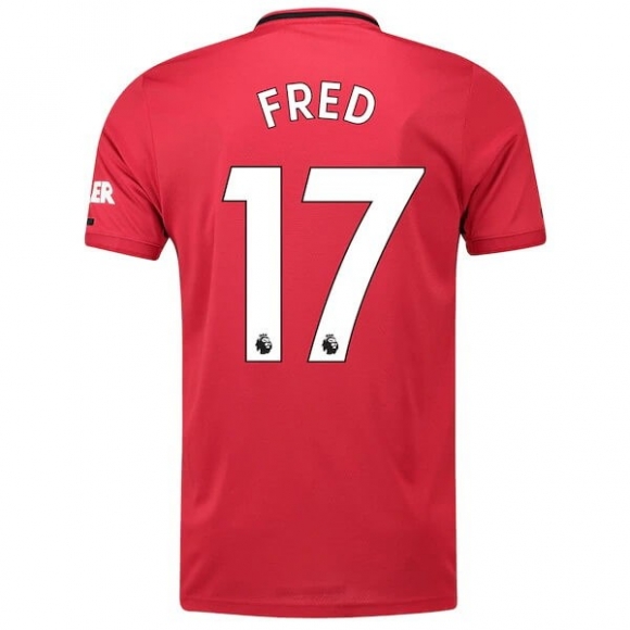 Maglia Manchester United NO.17 Fred Home 2019/20 Rosso