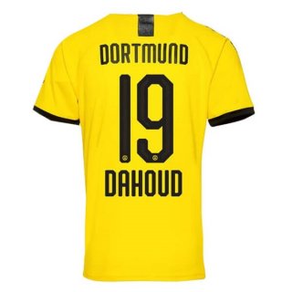 Thailandia Maglia Borussia Dortmund NO.19 Dahoud Home 2019/20 Giallo
