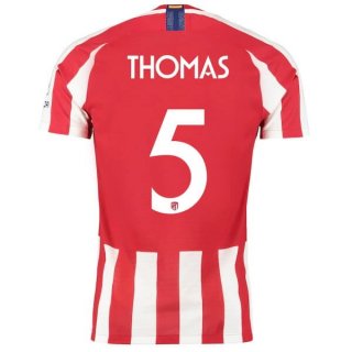 Thailandia Maglia Atlético Madrid NO.5 Thomas Home 2019/20 Rosso