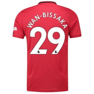Maglia Manchester United NO.29 Wan Bissaka Home 2019/20 Rosso