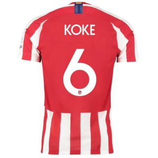 Thailandia Maglia Atlético Madrid NO.6 Koke Home 2019/20 Rosso