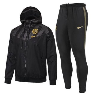 Giacca a vento Inter Milan Set Completo 2019/20 Nero