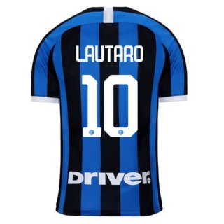 Maglia Inter Milan NO.10 Lautaro Home 2019/20 Blu