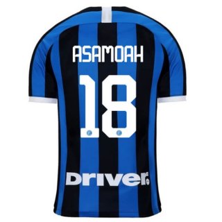 Maglia Inter Milan NO.18 Asamoah Home 2019/20 Blu